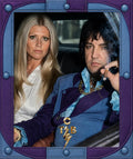 Diana Goodman and Elvis Presley color photo in decorative frame - hand signed by Diana